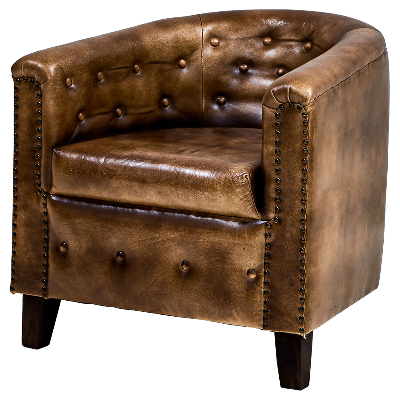 Кресло Grantham Chair Коричневый винтаж Кресло Grantham Chair Коричневый винтаж в Рязани | Loft Concept