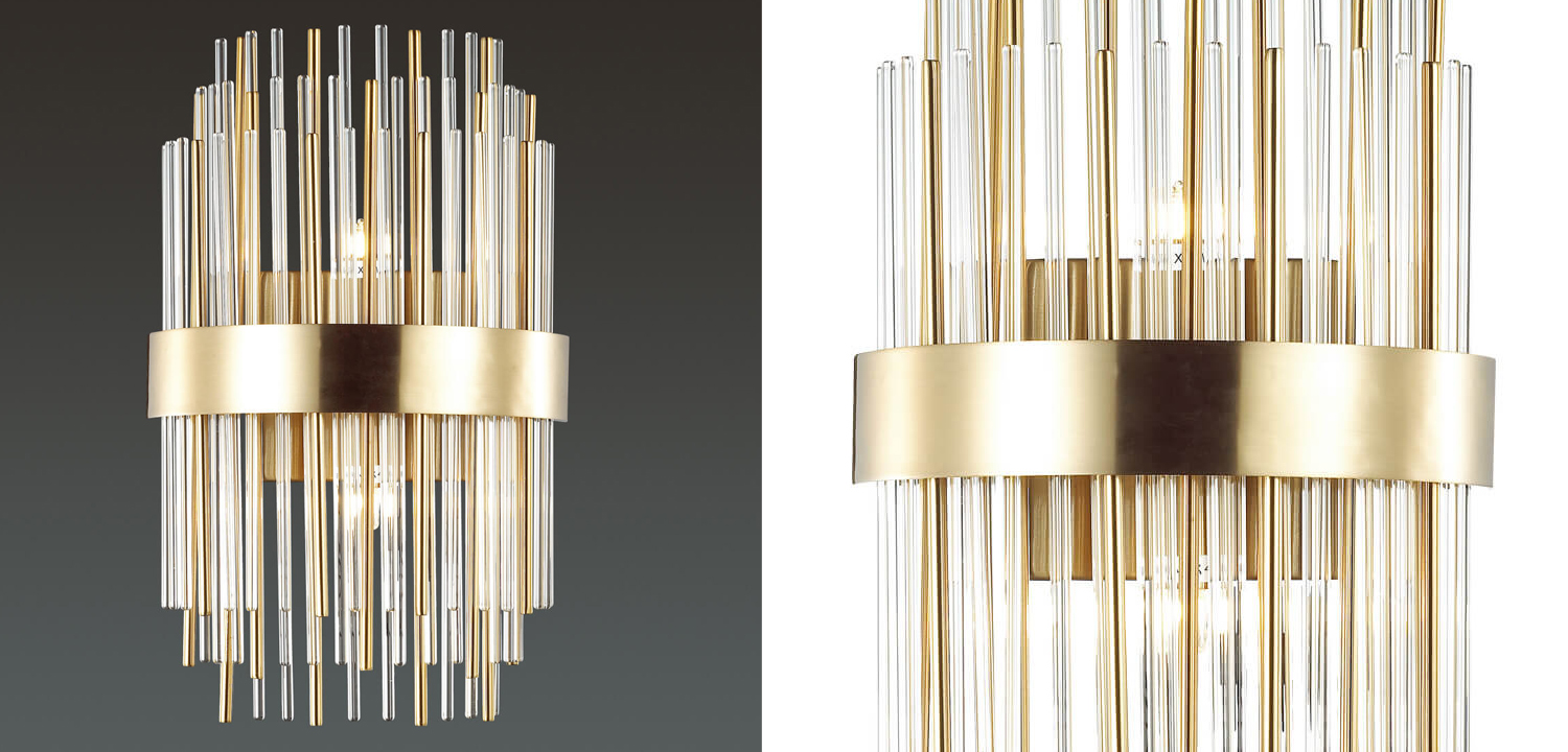 Бра Glass Stripes In The Belt Sconce - фото