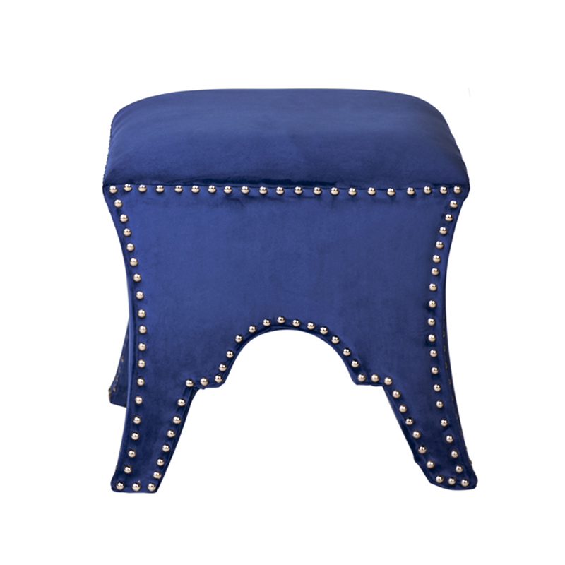 Пуф Pouf Blue Velor Синий в Рязани | Loft Concept 