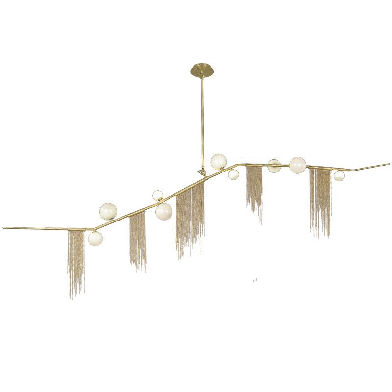 Люстра Cherry Bomb Chandelier Латунь Прозрачный белый в Рязани | Loft Concept 