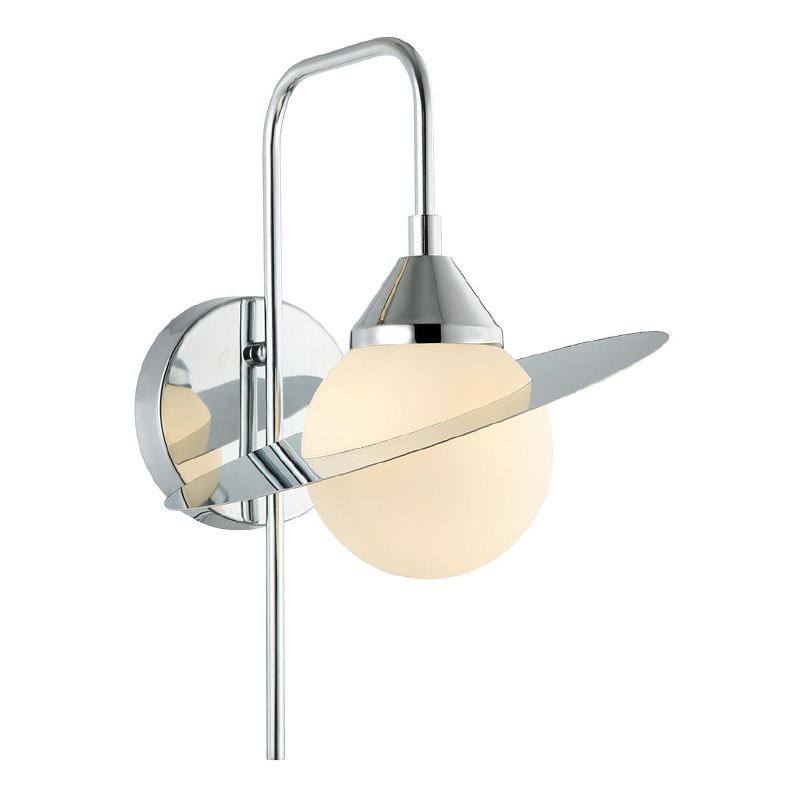 Бра Phainon Chrome Wall Lamp Хром Белый Бра Phainon Chrome Wall Lamp Хром Белый в Рязани | Loft Concept