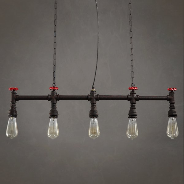 Подвесной светильник Loft Red Water Tap Pendant 5 Черный Подвесной светильник Loft Red Water Tap Pendant 5 Черный в Рязани | Loft Concept