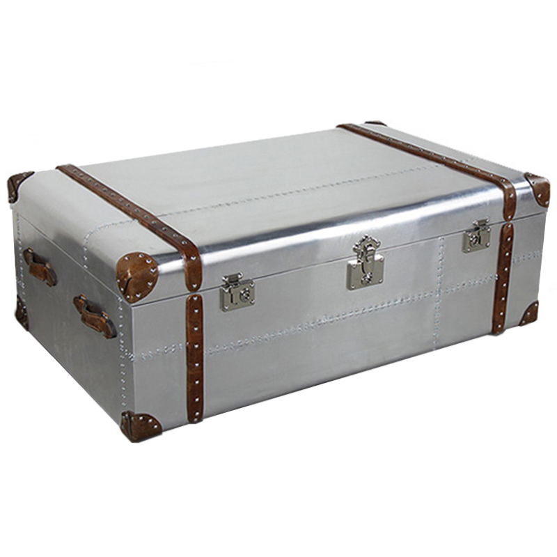 Сундук Trunks in Polished Aluminum Restoration Hardware Нержавеющая сталь Сундук Trunks in Polished Aluminum Restoration Hardware Нержавеющая сталь в Рязани | Loft Concept