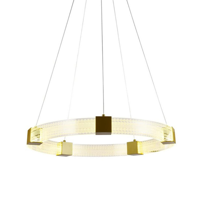 Подвесной Светильник Кольцо Ring Horizontal Ornament Meander 1 Золотой Прозрачный Подвесной Светильник Кольцо Ring Horizontal Ornament Meander 1 Золотой Прозрачный в Рязани | Loft Concept