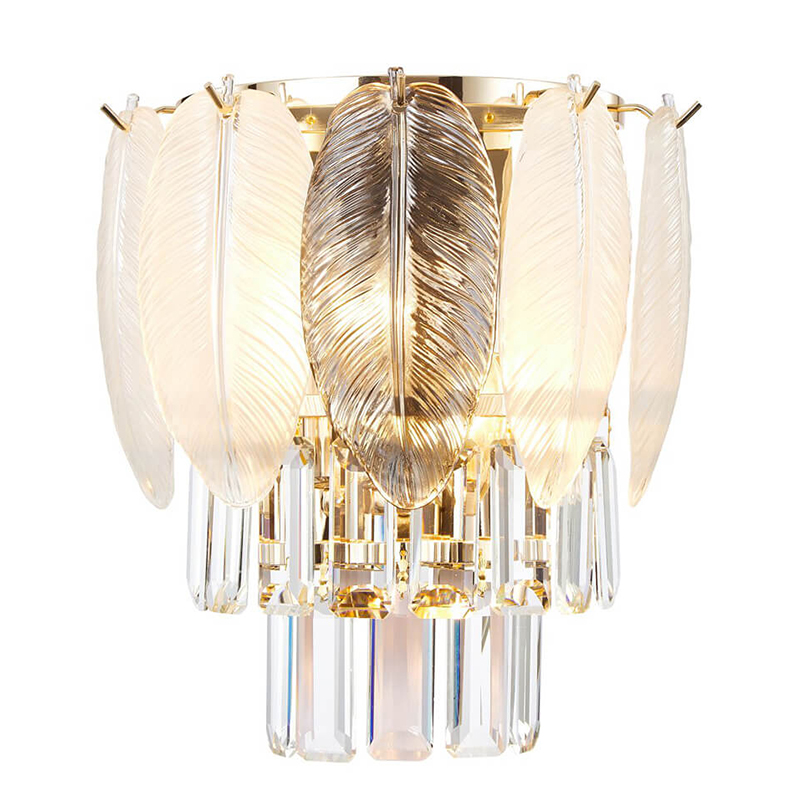 Бра Crystal in Petals Wall Lamp Глянцевое золото Бра Crystal in Petals Wall Lamp Глянцевое золото в Рязани | Loft Concept