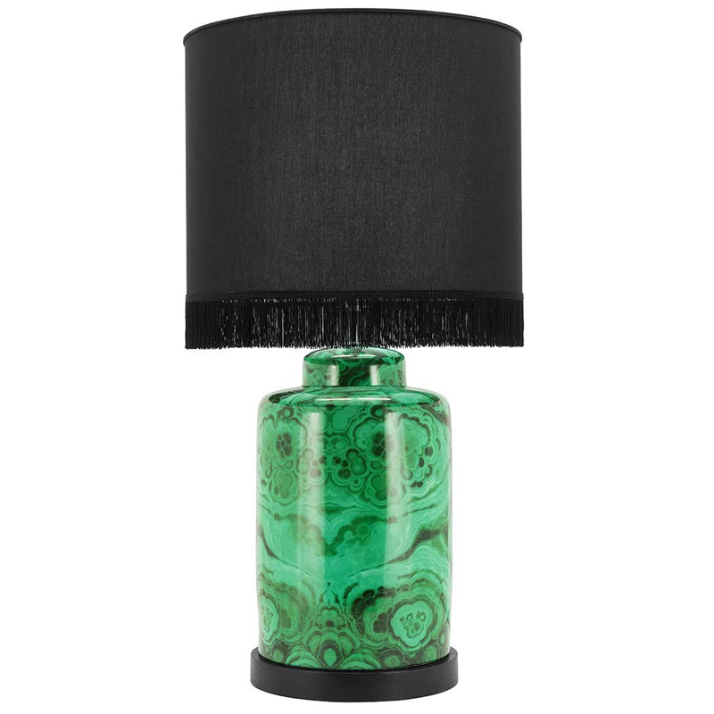 Настольная лампа ABHIKA TABLE LAMP STEADY Черный Малахит (зеленый) Настольная лампа ABHIKA TABLE LAMP STEADY Черный Малахит (зеленый) в Рязани | Loft Concept