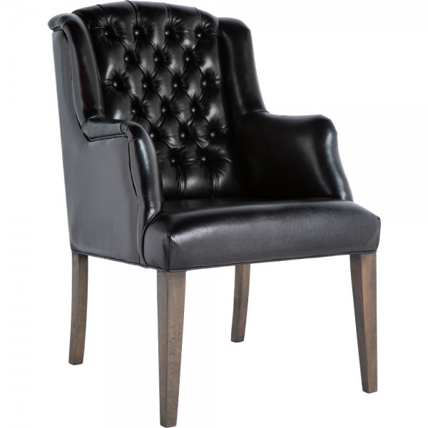 Кресло Leather Elegance Black Черный Кресло Leather Elegance Black Черный в Рязани | Loft Concept