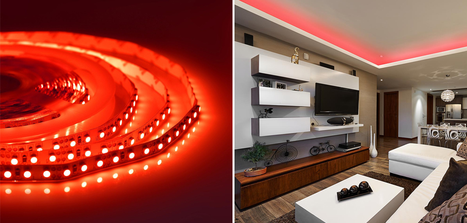 Светодиодная лента 4,8W/m 60LED/m 3528SMD красный 5M Светодиодная лента 4,8W/m 60LED/m 3528SMD красный 5M - Loft-Concept в Рязани