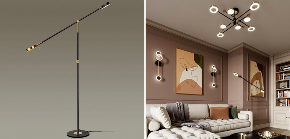 Торшер с регулировкой Bendik Lighting Торшер с регулировкой Bendik Lighting - Loft-Concept в Рязани