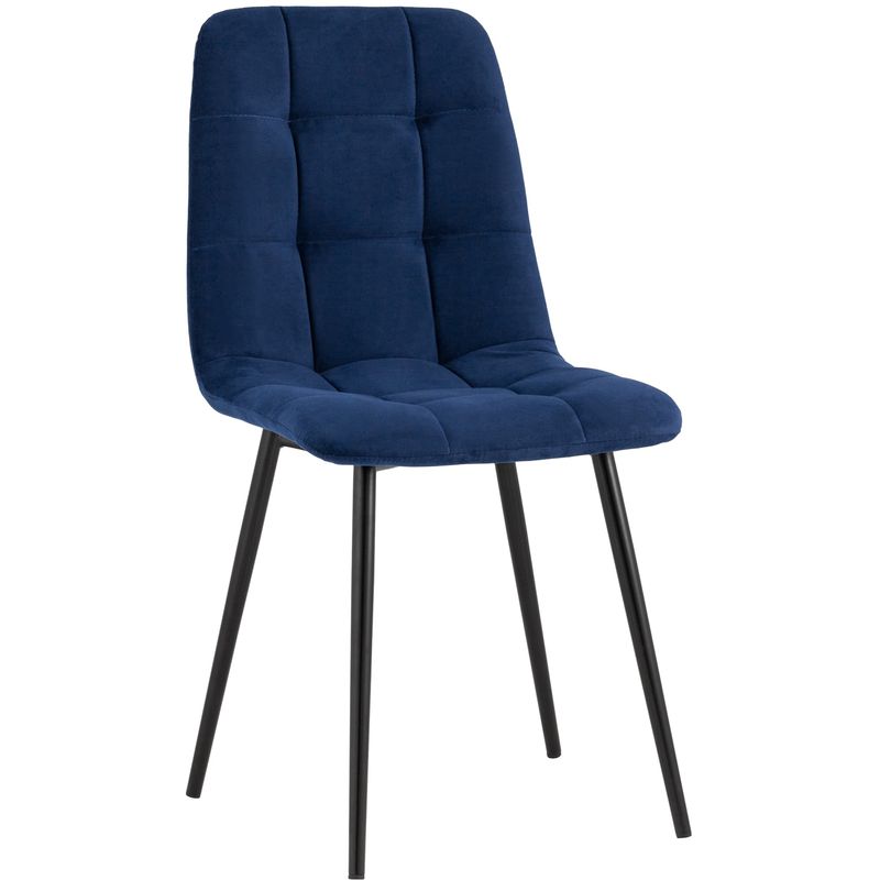 Стул NANCY S-2 Chair Синий Индиго Индиго Черный Стул NANCY S-2 Chair Синий Индиго Индиго Черный в Рязани | Loft Concept