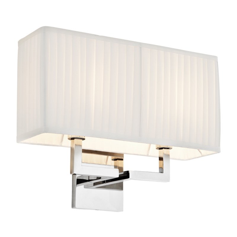 Бра Wall Lamp Westbrook Nickel Никель Белый Бра Wall Lamp Westbrook Nickel Никель Белый в Рязани | Loft Concept