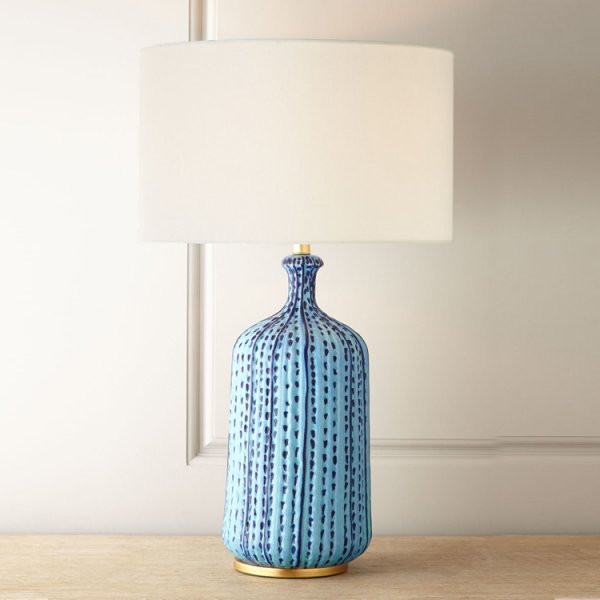 Настольная лампа circa lighting Culloden Table Lamp Бирюзовый Настольная лампа circa lighting Culloden Table Lamp Бирюзовый в Рязани | Loft Concept