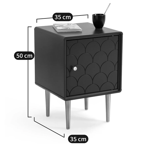 Тумба с одной дверцей Scale Ornament Blue Nightstand Тумба с одной дверцей Scale Ornament Blue Nightstand в Рязани