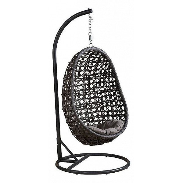 Подвесное уличное кресло Egg Avo Серый Графит Подвесное уличное кресло Egg Avo Серый Графит в Рязани | Loft Concept