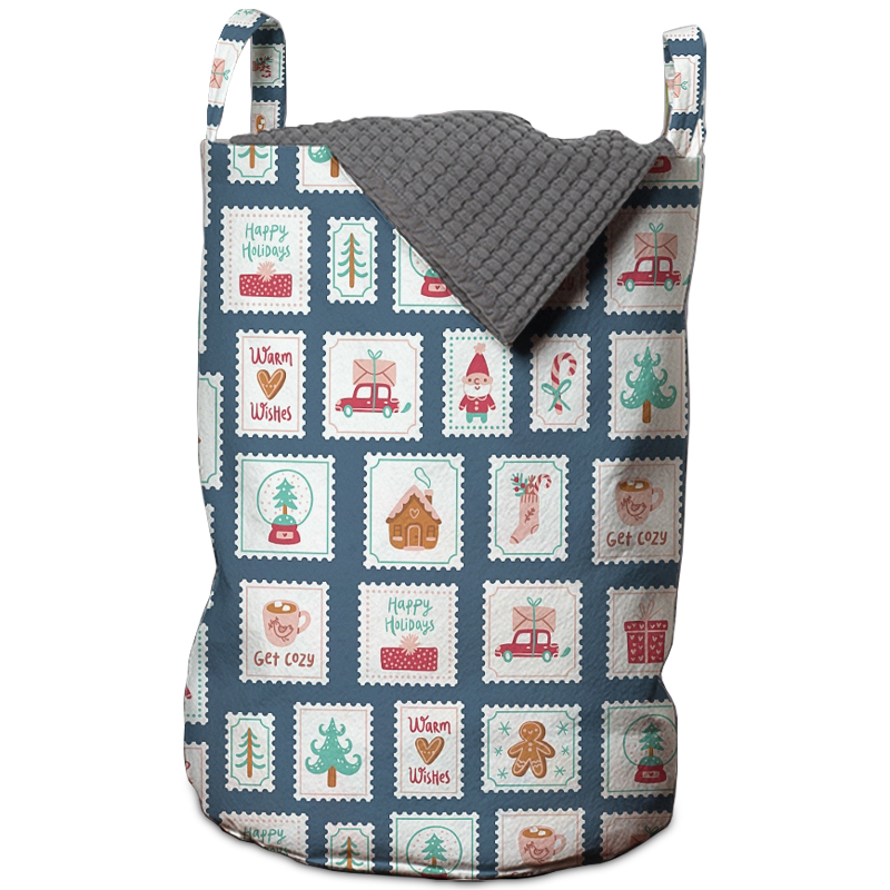 Корзина New Year Postage Stamps Basket Мульти Корзина New Year Postage Stamps Basket Мульти в Рязани | Loft Concept