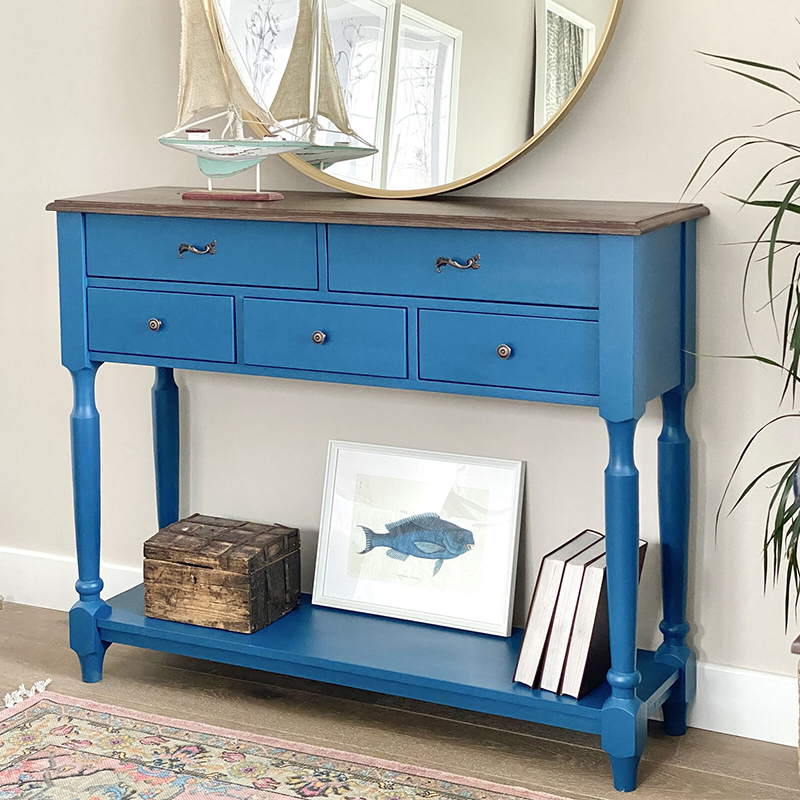 Консоль Jailene Console Синий Консоль Jailene Console Синий в Рязани | Loft Concept