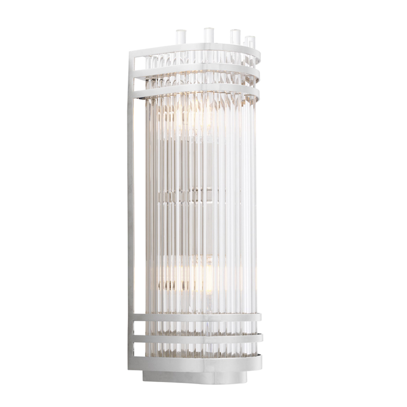 Бра Eichholtz Wall Lamp Gulf S Nickel Никель Прозрачный Бра Eichholtz Wall Lamp Gulf S Nickel Никель Прозрачный в Рязани | Loft Concept