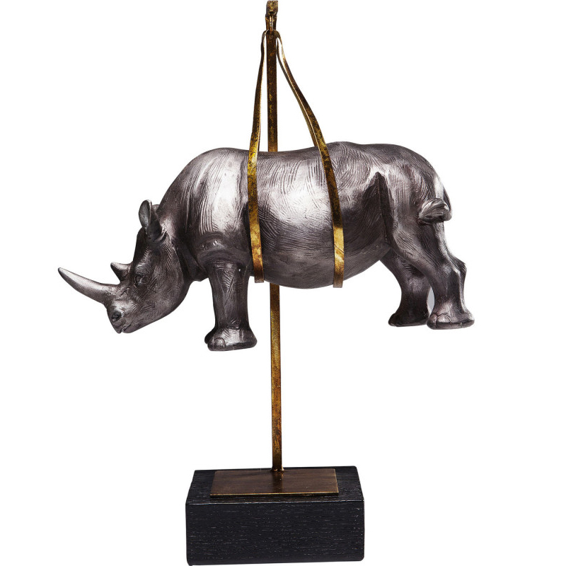 Статуэтка Hanged Rhino Сталь Статуэтка Hanged Rhino Сталь в Рязани | Loft Concept
