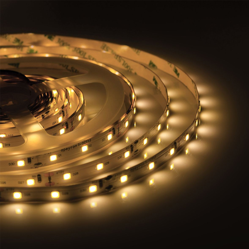 Светодиодная влагозащищенная лента 4,8W/m 60LED/m 3528SMD теплый белый 5M Белый в Рязани | Loft Concept 