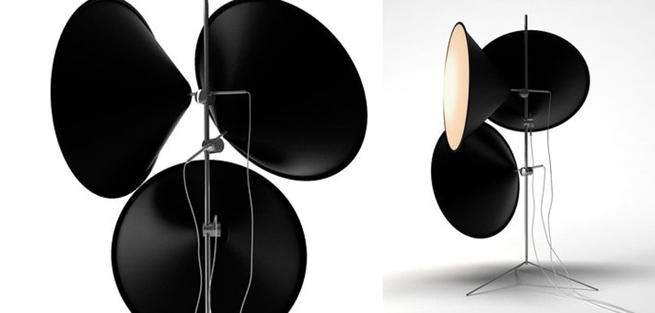 Торшер Tom Dixon Cone Black Торшер Tom Dixon Cone Black - Loft-Concept в Рязани