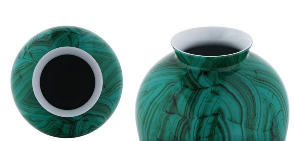 Ваза Malachite Vase barrel Ваза Malachite Vase barrel - Loft-Concept в Рязани