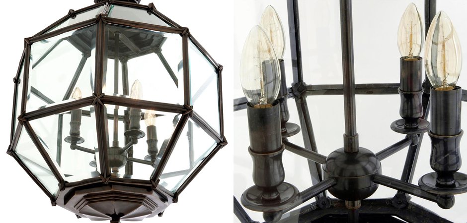 Люстра Lantern Owen Bronze M - Loft-Concept в Рязани