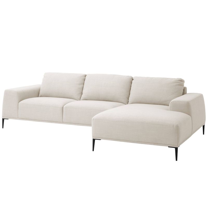 Диван Eichholtz Lounge Sofa Montado natural Молочный Черный в Рязани | Loft Concept 