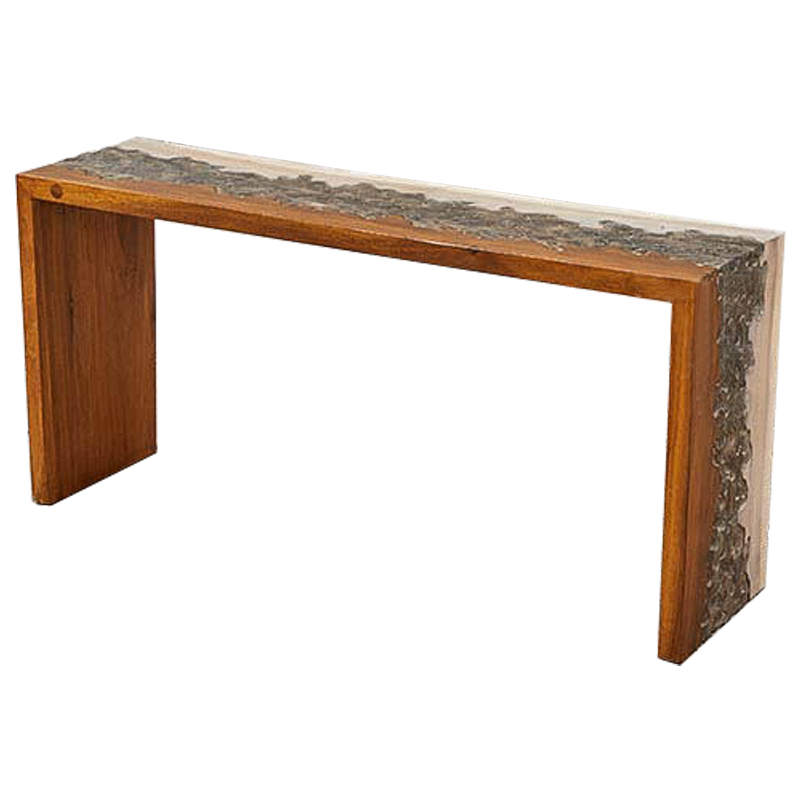 Консоль Current Tree Console Коричневый Серый Бежевый Консоль Current Tree Console Коричневый Серый Бежевый в Рязани | Loft Concept