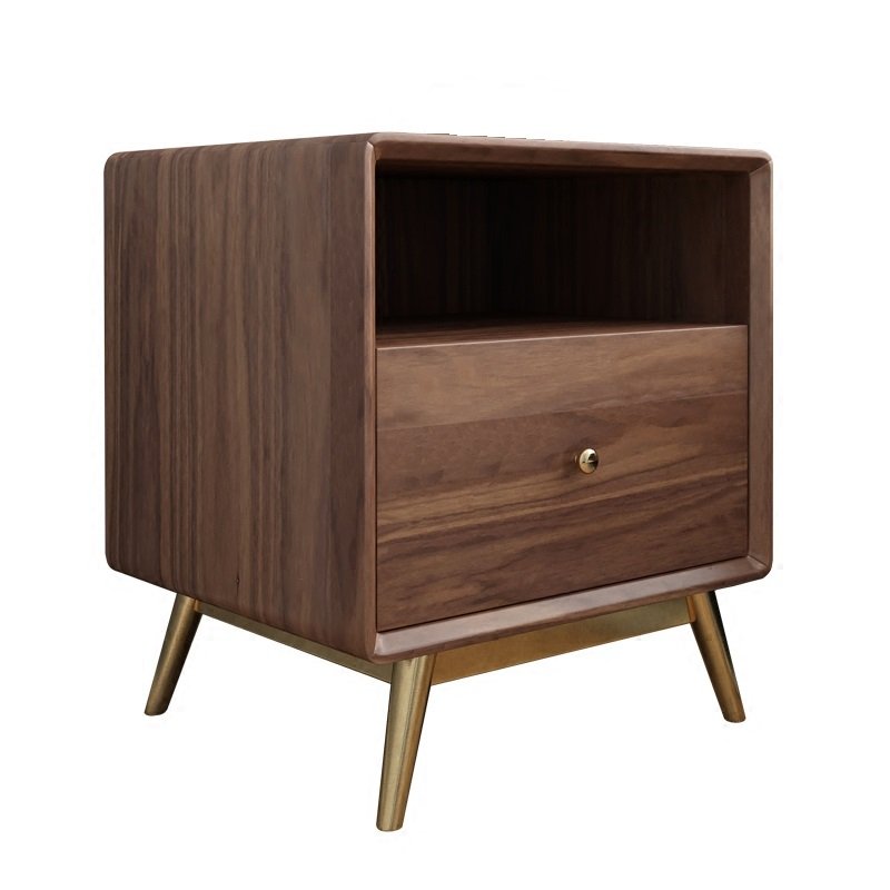 Тумба Walnut comode Орех Глянцевое золото Тумба Walnut comode Орех Глянцевое золото в Рязани | Loft Concept