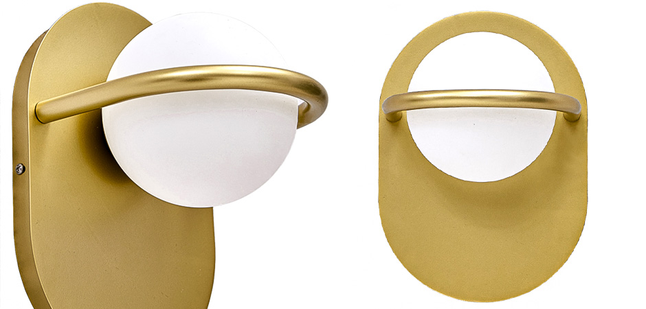 Бра Gold Holds Ball Sconces Бра Gold Holds Ball Sconces - Loft-Concept в Рязани