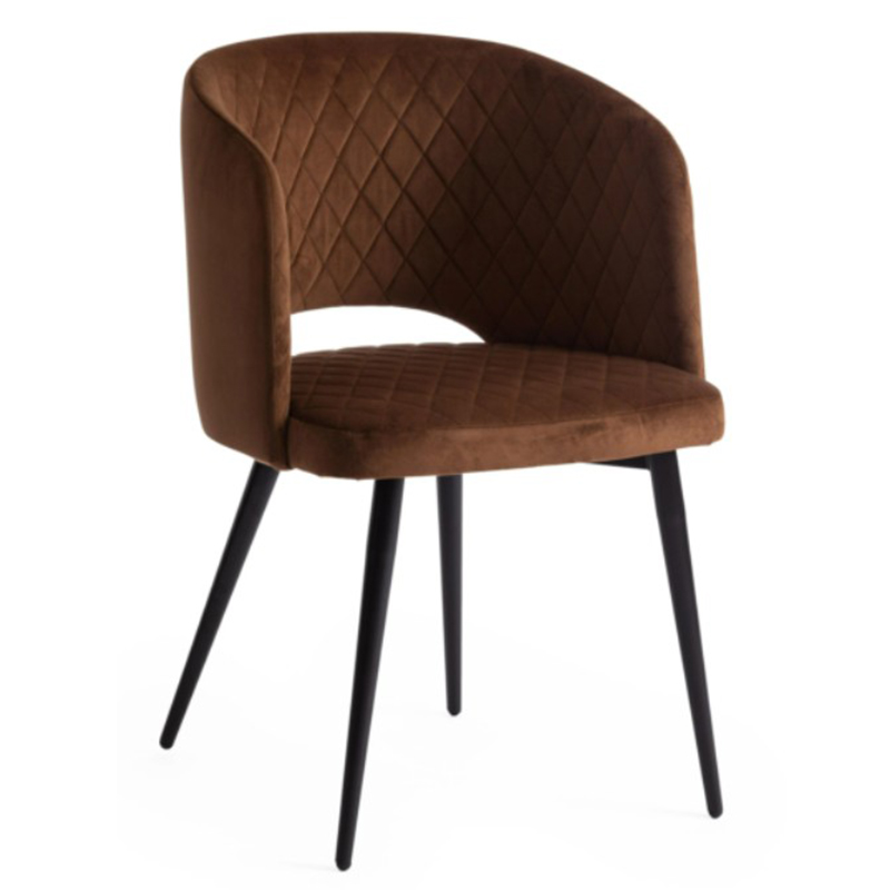 Стул Janice Brown Chair Коричневый Черный Стул Janice Brown Chair Коричневый Черный в Рязани | Loft Concept
