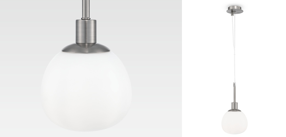Подвесной светильник Tiepolo Ball Pendant Nickel Подвесной светильник Tiepolo Ball Pendant Nickel - Loft-Concept в Рязани