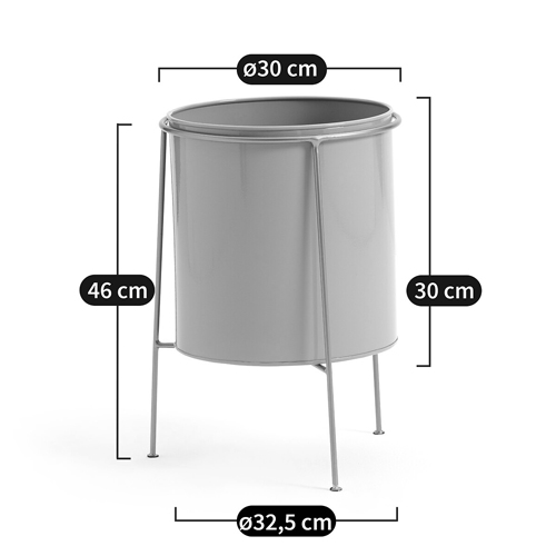 Кашпо из металла Elevated Planters красное Кашпо из металла Elevated Planters красное в Рязани
