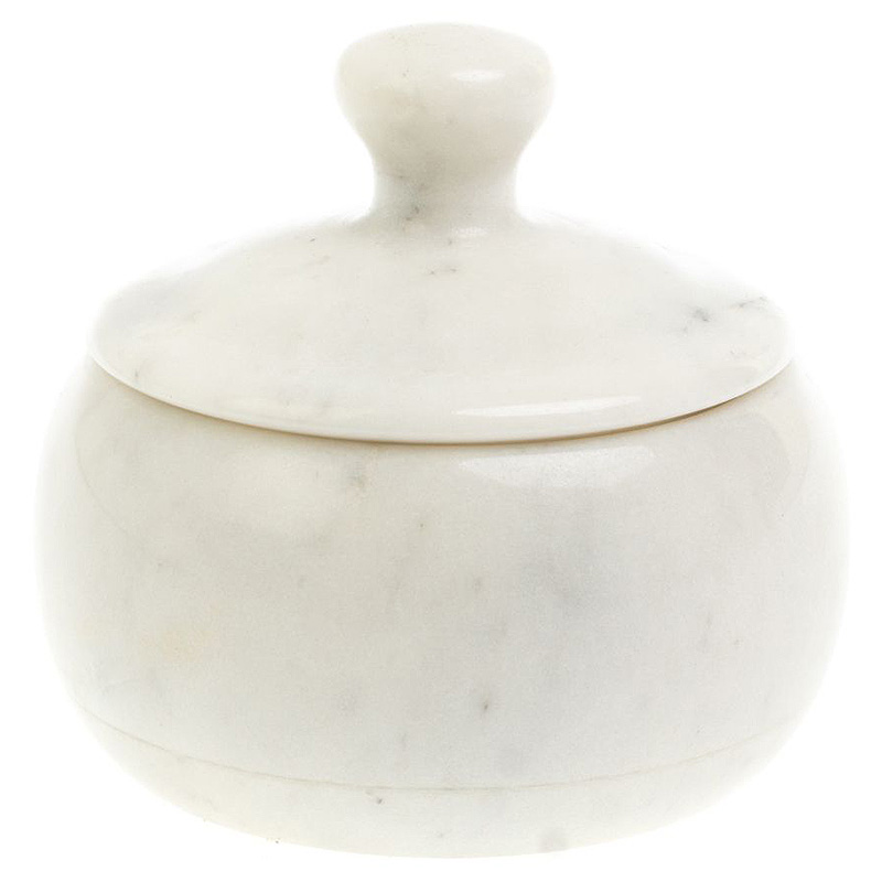 Сахарница из натурального камня Мрамор Белый Stone Sugar Bowls Белый Мрамор Bianco Сахарница из натурального камня Мрамор Белый Stone Sugar Bowls Белый Мрамор Bianco в Рязани | Loft Concept