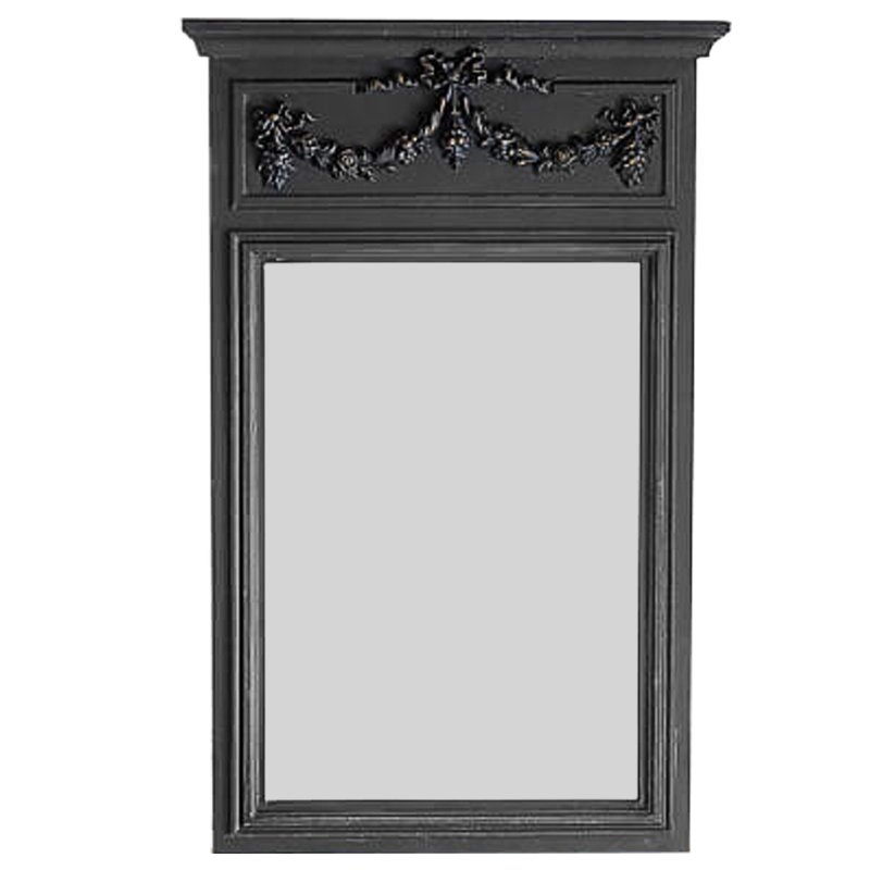Зеркало Arcadie Mirror Black Винтажный черный Зеркало Arcadie Mirror Black Винтажный черный в Рязани | Loft Concept