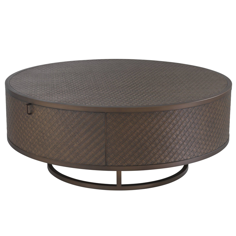 Кофейный стол Eichholtz Coffee Table Napa Valley Коричневый Темная бронза Кофейный стол Eichholtz Coffee Table Napa Valley Коричневый Темная бронза в Рязани | Loft Concept