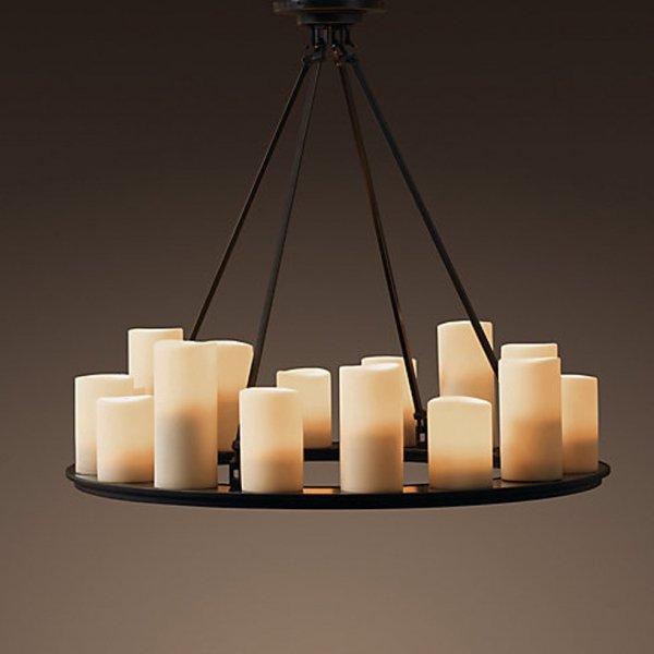 Люстра PILLAR CANDLE 80 Черный Люстра PILLAR CANDLE 80 Черный в Рязани | Loft Concept