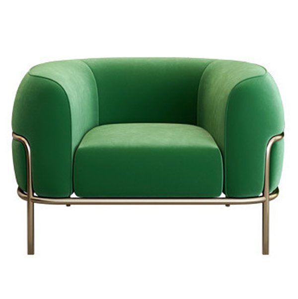 Кресло SOPHIE Armchair Зеленый Латунь Кресло SOPHIE Armchair Зеленый Латунь в Рязани | Loft Concept