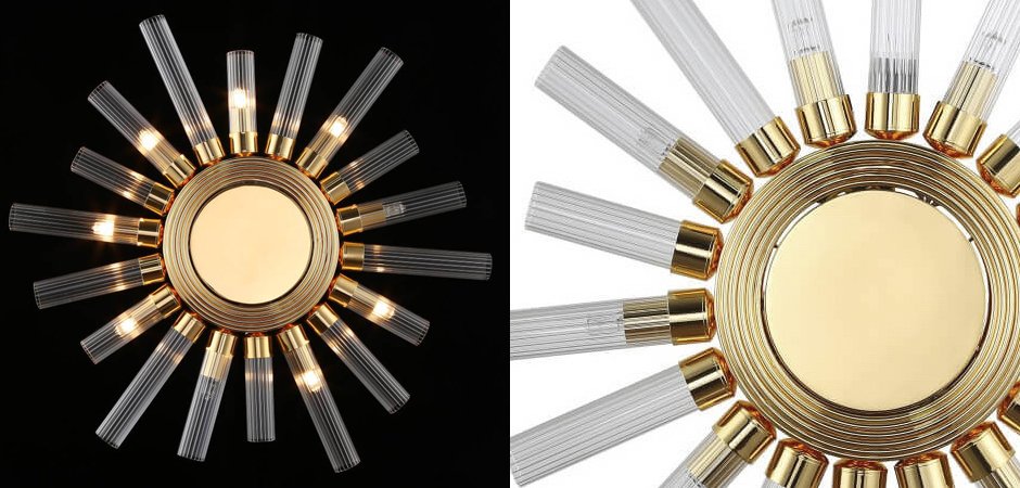 БРА Art Deco Sun Light Ceiling БРА Art Deco Sun Light Ceiling - Loft-Concept в Рязани