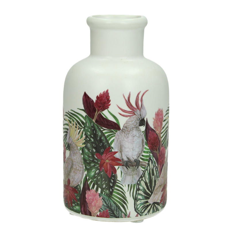 Ваза Exotic Garden Vase 15 Белый Мульти Ваза Exotic Garden Vase 15 Белый Мульти в Рязани | Loft Concept