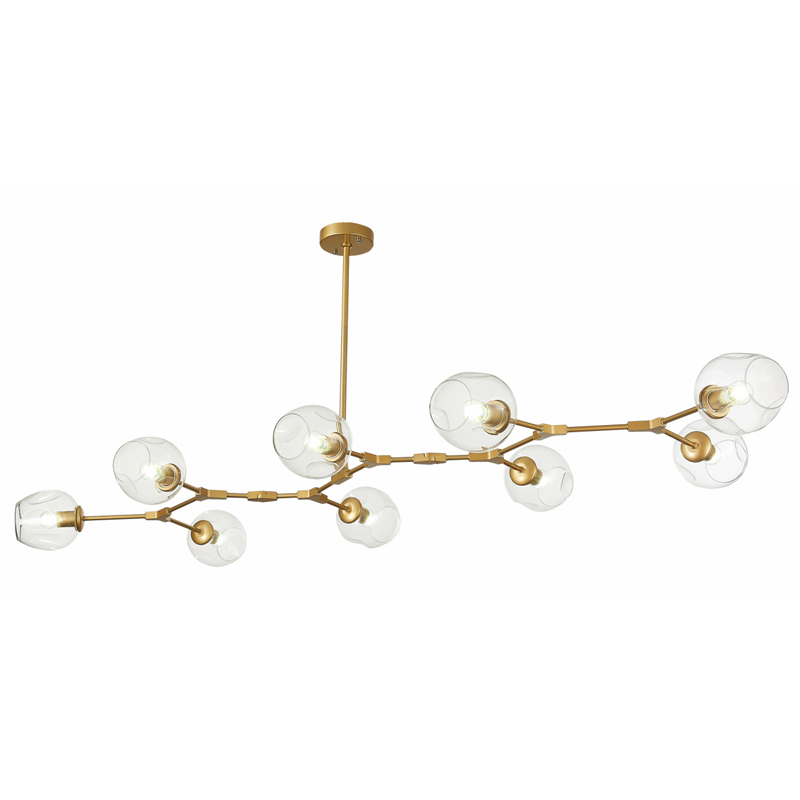 Люстра Branching Bubble Chandelier 9 gold Золотой Люстра Branching Bubble Chandelier 9 gold Золотой в Рязани | Loft Concept