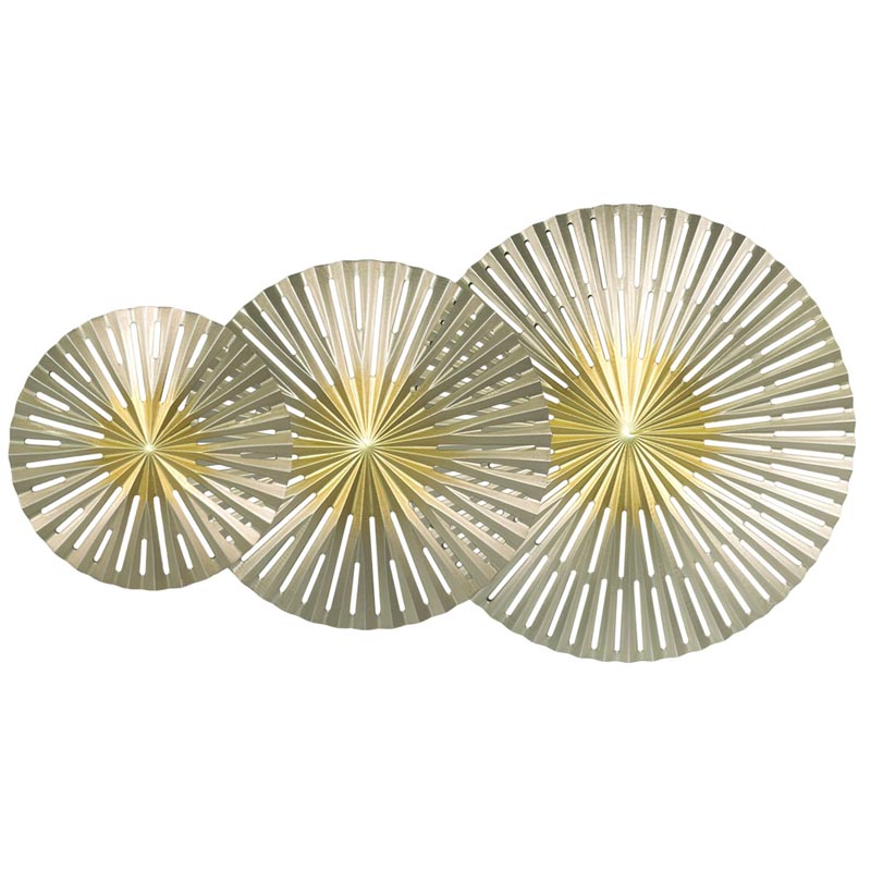 Арт-объект Apollo Gold and Silver Wall Plaque Disc gap 3 Золотой Серебряный Арт-объект Apollo Gold and Silver Wall Plaque Disc gap 3 Золотой Серебряный в Рязани | Loft Concept
