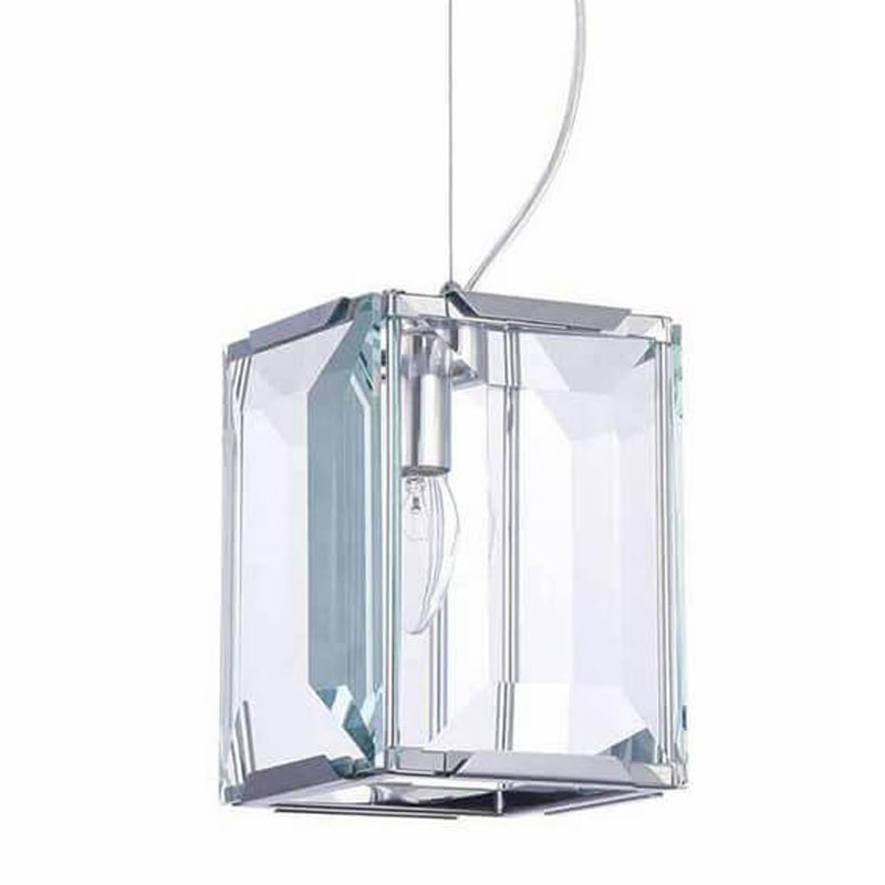Подвесной светильник Harlow Crystal Square chrome Хром в Рязани | Loft Concept 