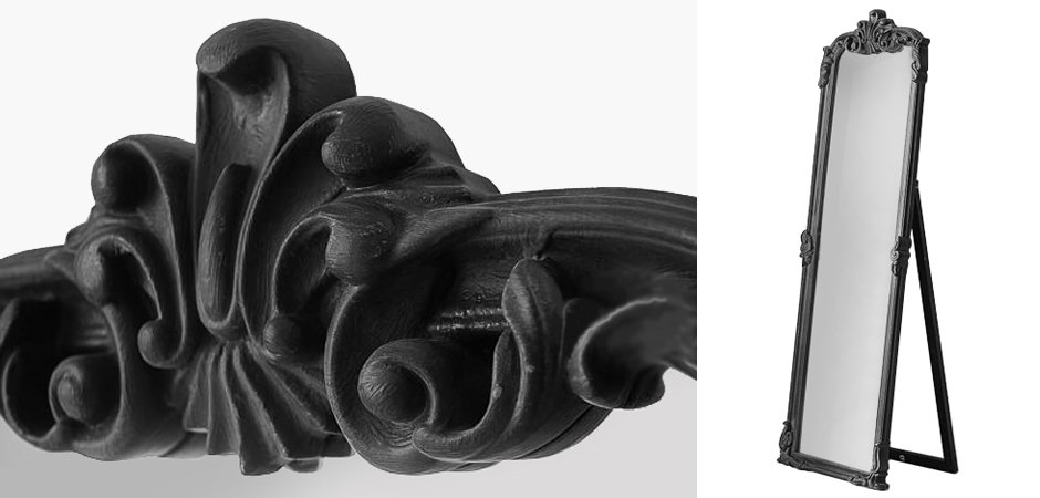 Напольное зеркало Valensole Black Напольное зеркало Valensole Black - Loft-Concept в Рязани