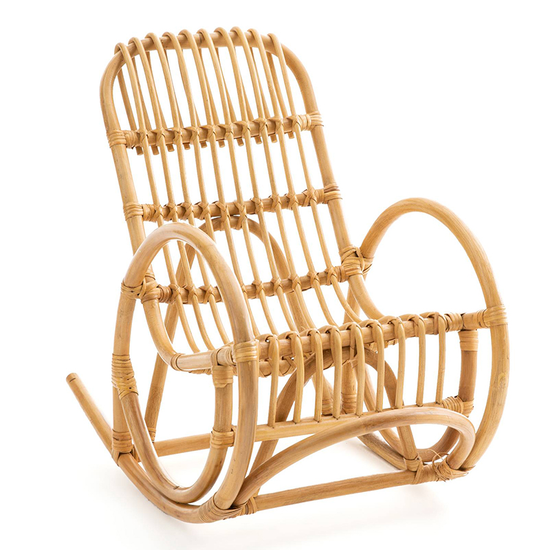 Детское кресло-качалка Wicker Baby Rocking Chair Бежевый Детское кресло-качалка Wicker Baby Rocking Chair Бежевый в Рязани | Loft Concept