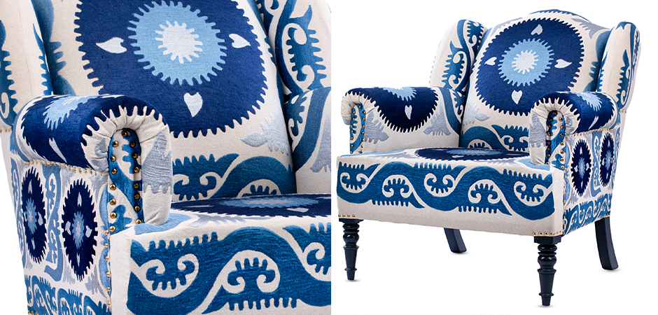 Кресло Accent Chairs Indigo Sun Кресло Accent Chairs Indigo Sun - Loft-Concept в Рязани