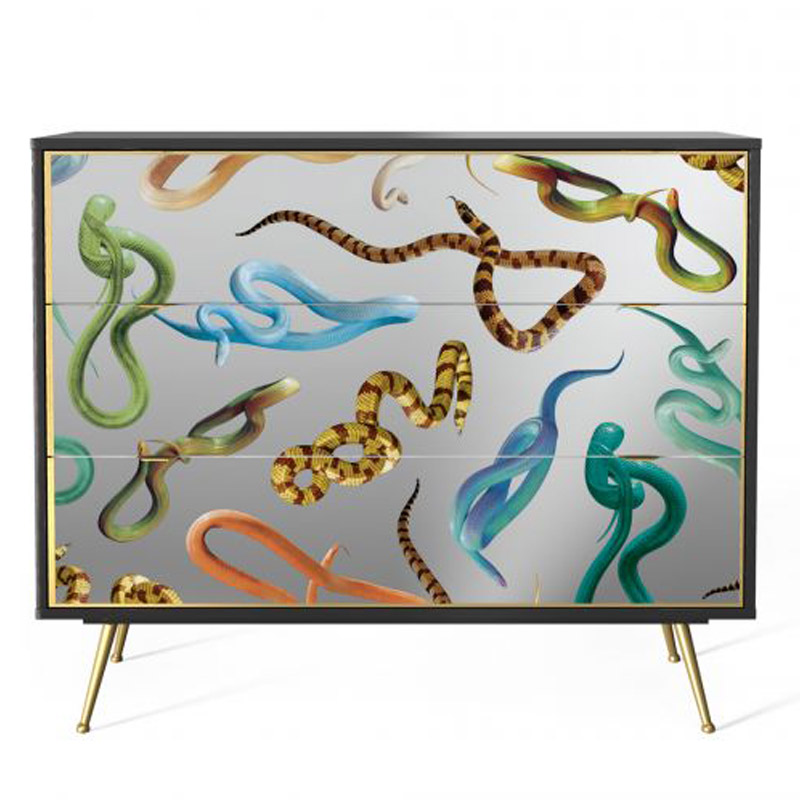 Комод Seletti Chest of Three Drawers Snakes Мульти Комод Seletti Chest of Three Drawers Snakes Мульти в Рязани | Loft Concept