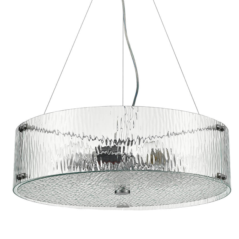 Люстра Rainy Glass Lamp D55 Прозрачный Хром Люстра Rainy Glass Lamp D55 Прозрачный Хром в Рязани | Loft Concept