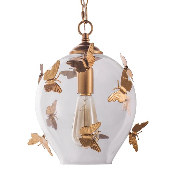 Подвесной светильник Gold Butterfly 1  в Рязани | Loft Concept 