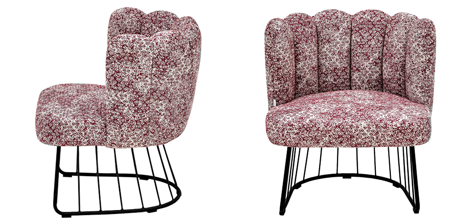 Кресло Noah Armchair cherry-white Кресло Noah Armchair cherry-white - Loft-Concept в Рязани